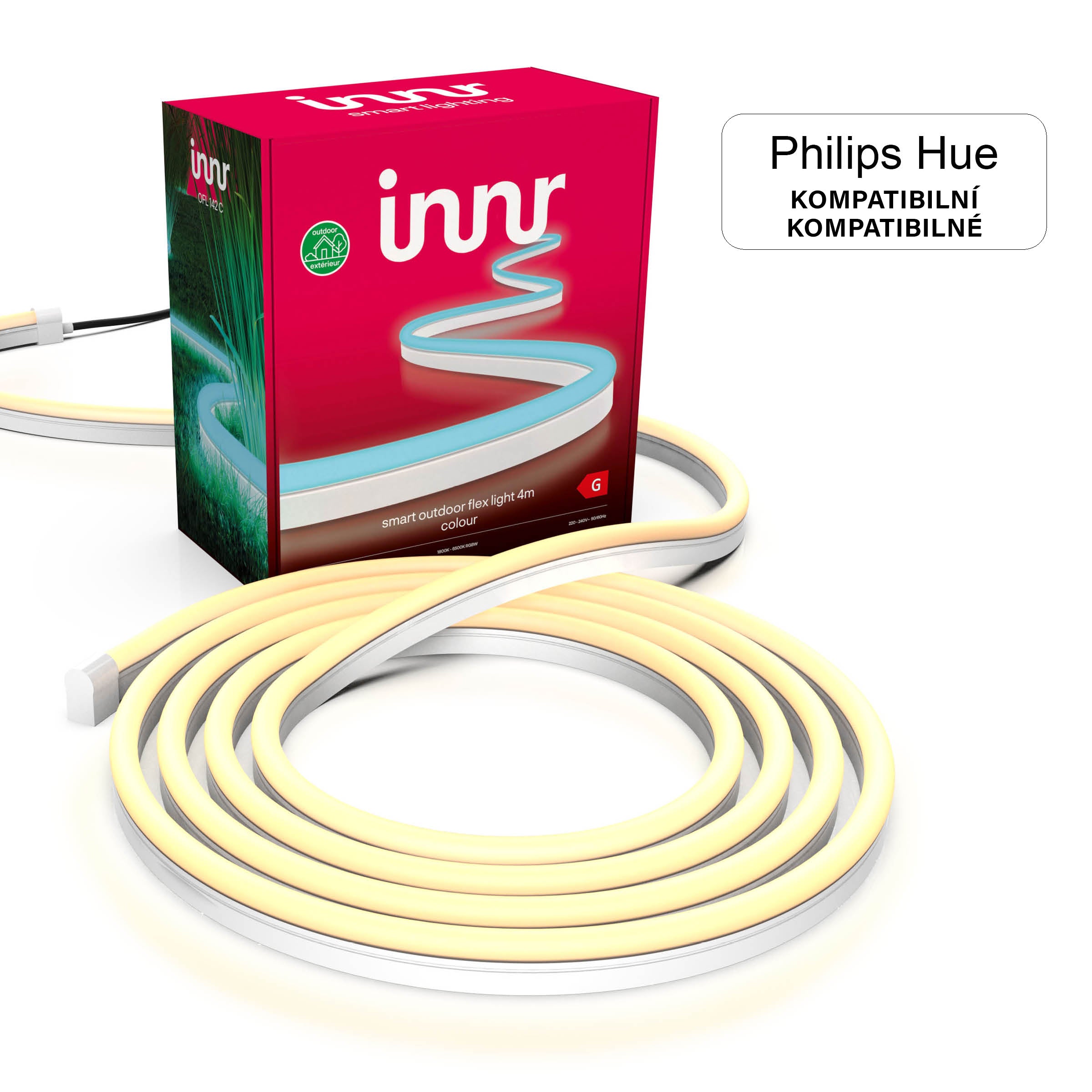 INNR OFL 142 C Chytrý venkovní LED pásek Flex Colour 4m INNR OFL 142 C Chytrý venkovní LED pásek Flex Colour 4m
